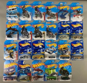 Group of 23 Various Hot wheels Die-Cast Vehicles