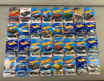 Group of 32 Hot Wheels Mustangs Die-Cast Vehicles