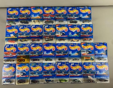 Group of 30 Various Hot Wheels Die-Cast Vehicles
