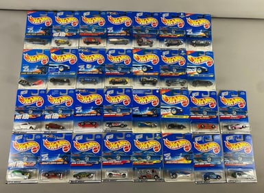 Group of 30 Various Hot Wheels Die-Cast Vehicles