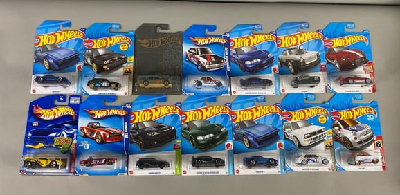 Group of 14 Hot Wheels Die-Cast Vehicles