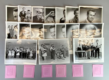 Group of Assorted Photographs and Printers Blocks