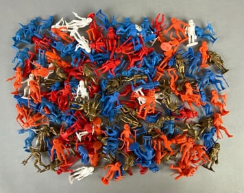 Group of 150+ MPC Plastic Spacemen Figures