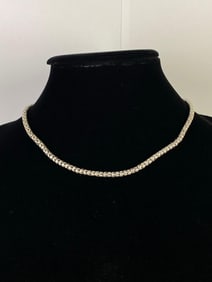 Sterling Silver Coiled Chain Necklace