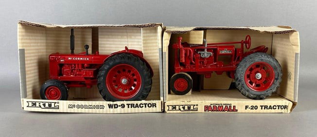 Group of 2 ERTL McCormick Die-Cast Tractors