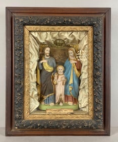 Antique Home Holy Family Altar