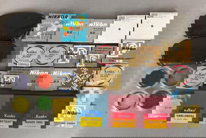 Group of Camera Filters and More