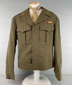 1944 WW2 U.S. Army Ike Tunic with Tie