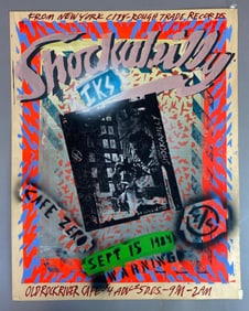 1984 Shockabilly Mixed Media Venue Poster