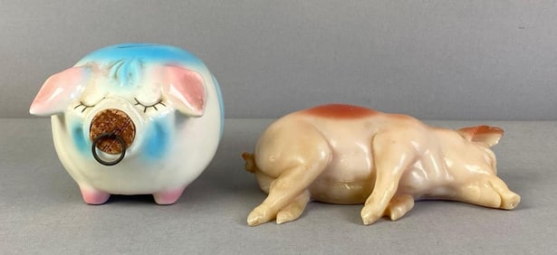 Group of Art Pottery Items