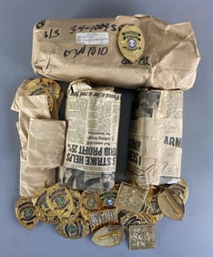 Group of Assorted Reproduction Hat Badges