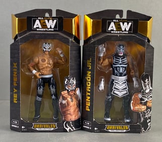 Group of 2 AEW Unrivaled Collection Action Figures