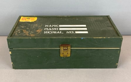 Vintage GI Joe Footlocker with Accessories and More