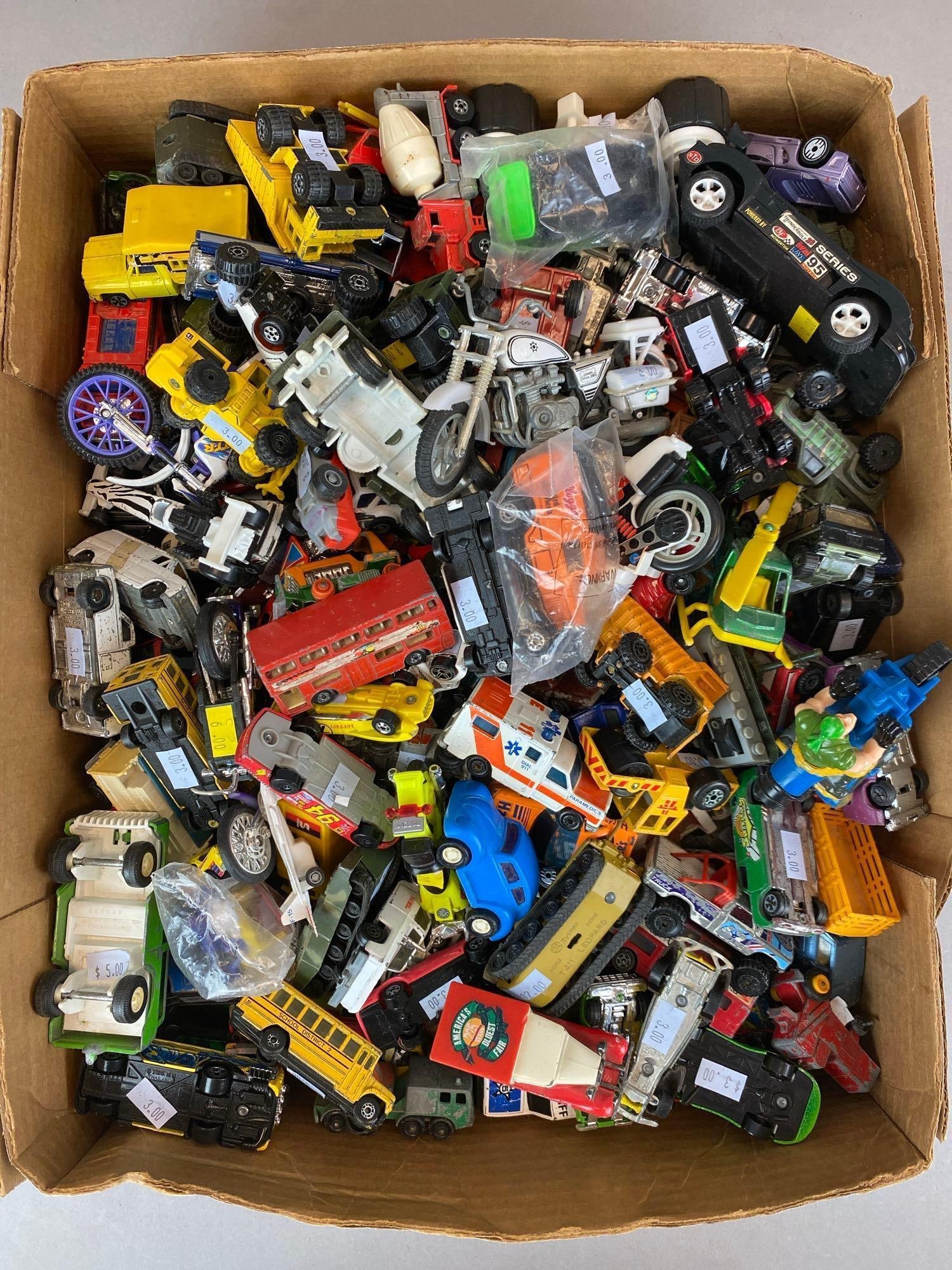 Group of Assorted Die-Cast Matchbox Vehicles and More: Includes ERTL, hot wheels and more