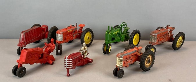 Group of Toy Tractors