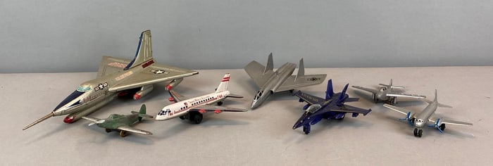 Group of Toy Airplanes
