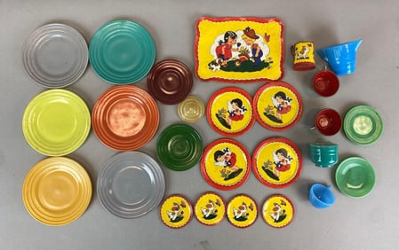 Group of Assorted Saucers and More