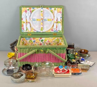 Group of Assorted Ashtrays and More