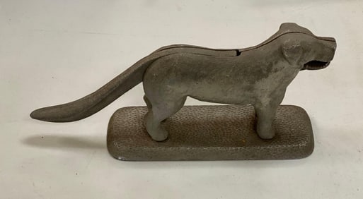 Vintage Cast Aluminum Dog Nut Cracker