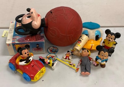 Group of Disney Mickey Mouse Items and More