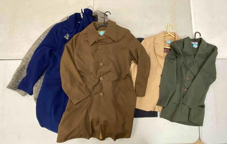 Group of Assorted Vintage Womens Coats