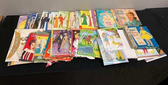 Group of Assorted Paper Dolls