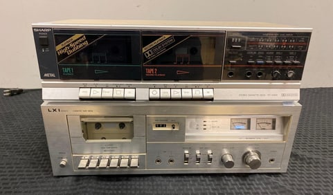 Group of 2 Tape Decks