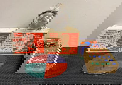 Group of 2 color wheels with accessories