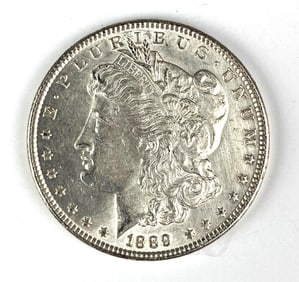 1889 Morgan Silver Dollar Coin