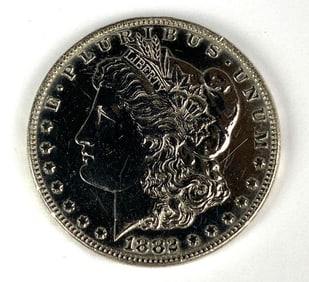 1882 Morgan Silver Dollar Coin