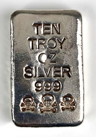 Atlantis Mint 5 oz .999 Fine Silver Ingot/ Bar