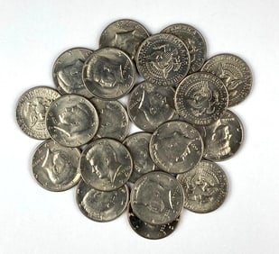 Group of 20 Kennedy Half Dollars