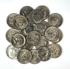 Group of 20 Kennedy Half Dollars