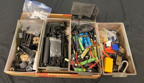 Assorted Airsoft accessories