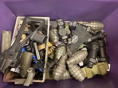 Assorted Airsoft gear