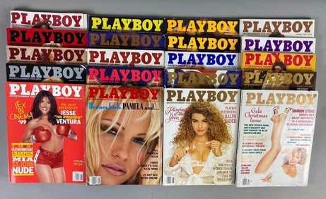 Group of 20 Playboy Magazines