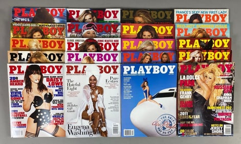 Group of 20 Playboy Magazines