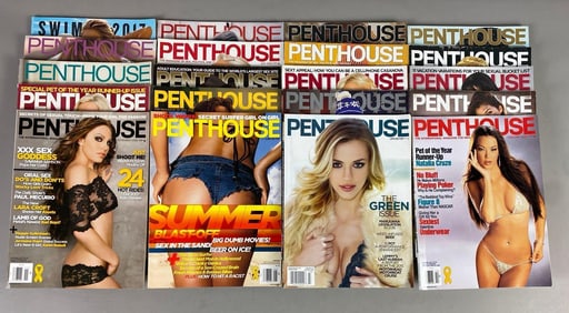 Group of 20 Penthouse Magazines