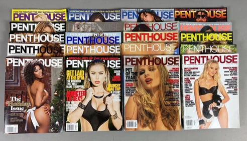 Group of 20 Penthouse Magazines