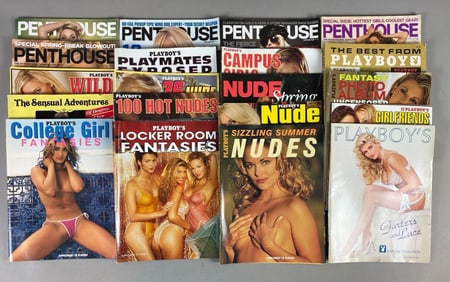 group of 20 Adult Magazines