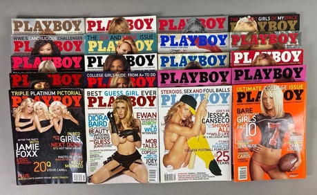 Group of 20 Playboy Magazines