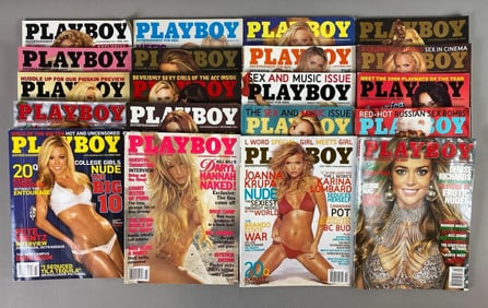 Group of 20 Playboy Magazine