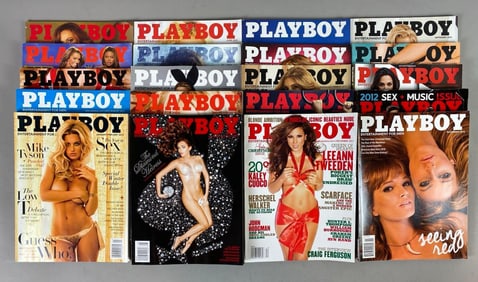 Group of 20 Playboy Magazines