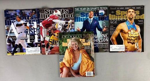 Group of 5 Sport Illustrated Magazines