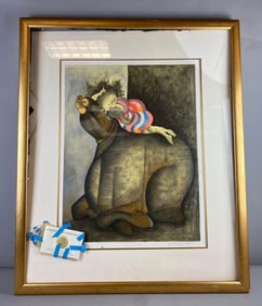 Girl on Bull by Garciela Rodo Boulanger