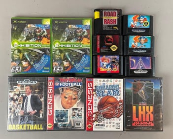 Group of Sega Genesis Games and More