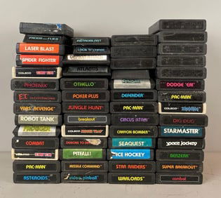 Group of Atari Video Games