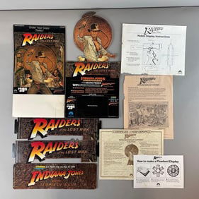 Group of Raiders of the Lost Ark Advertising Displays
