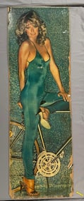 Vintage Farrah Fawcett Mounted Life-Size Poster