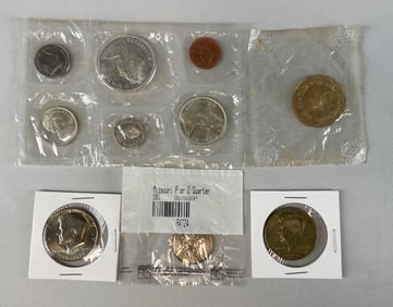 Group of U.S. and Canadian Coins